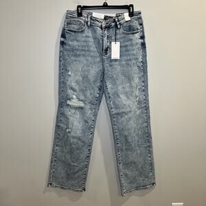 Judy Blue 90’s Straight High Waist Wide Leg Women’s Jeans NWT Size 15/32‎ Pants